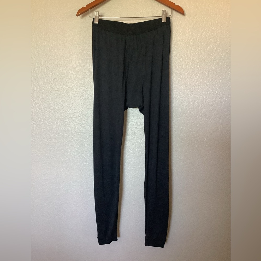 Patagonia Capilene Black Thermal Lightweight Long John Bottoms Men's Size Medium